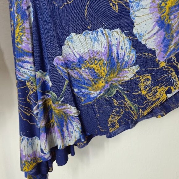 FREE PEOPLE WTF printed birds of paradise top Sz S NEW - Picture 4 of 11